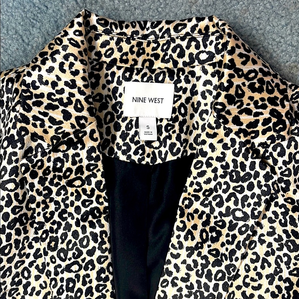 Nine West Leopard Print Women's Jacket